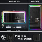 Anti-Fog RGB Backlit & LED Frontlit Bathroom Mirror