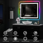 Anti-Fog RGB Backlit & LED Frontlit Bathroom Mirror