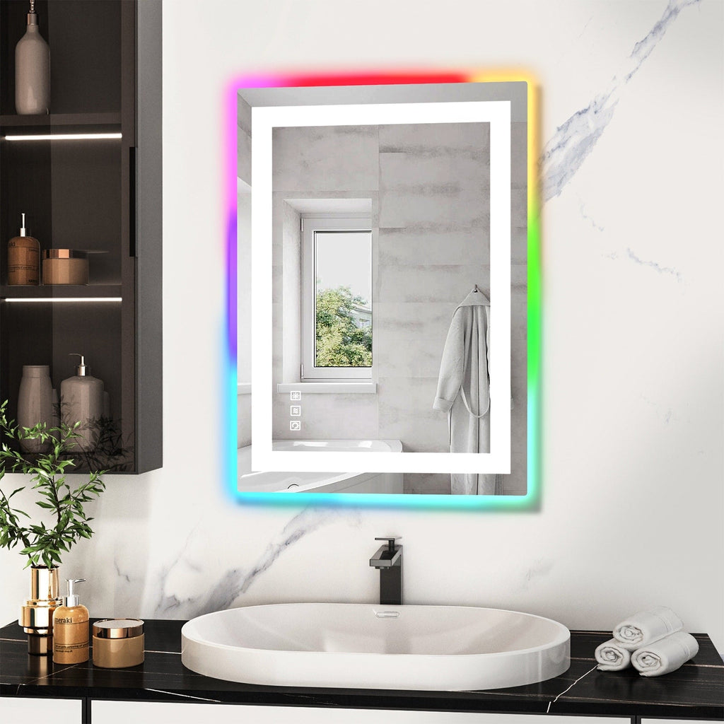 Anti-Fog RGB Backlit & LED Frontlit Bathroom Mirror