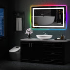 Anti-Fog RGB Backlit & LED Frontlit Bathroom Mirror