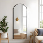 Dovelina Arched Full Length Floor Wall Mirror Standing Mirror