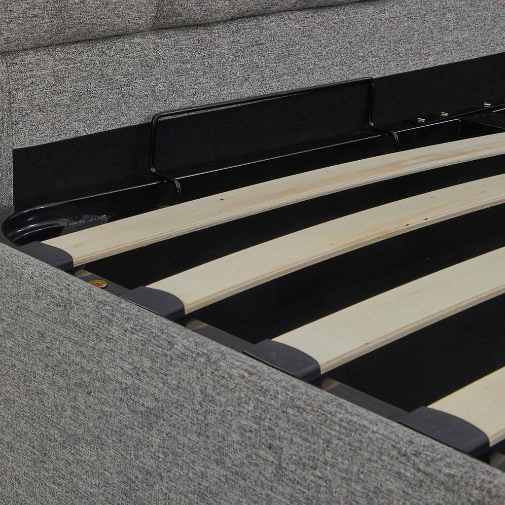 Cadre de lit coffre rembourré Ashley