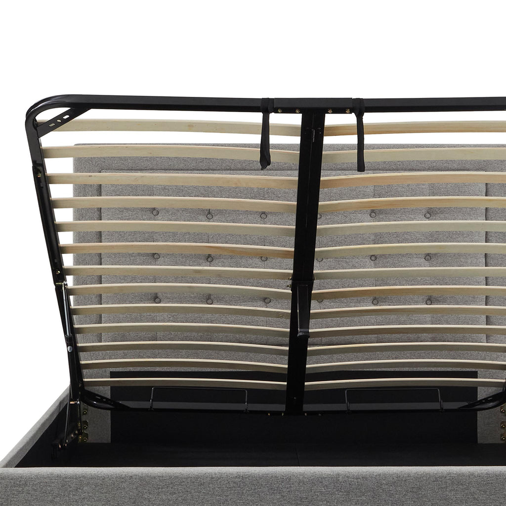 Cadre de lit coffre rembourré Ashley