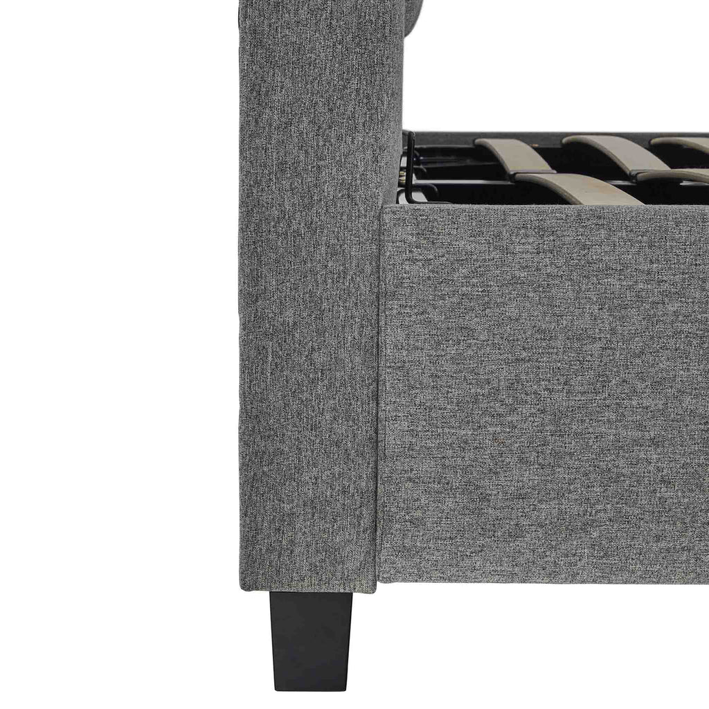 Cadre de lit coffre rembourré Ashley