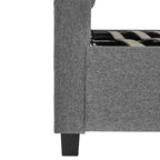 Cadre de lit coffre rembourré Ashley