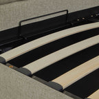 Cadre de lit coffre rembourré Ashley