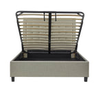 Cadre de lit coffre rembourré Ashley