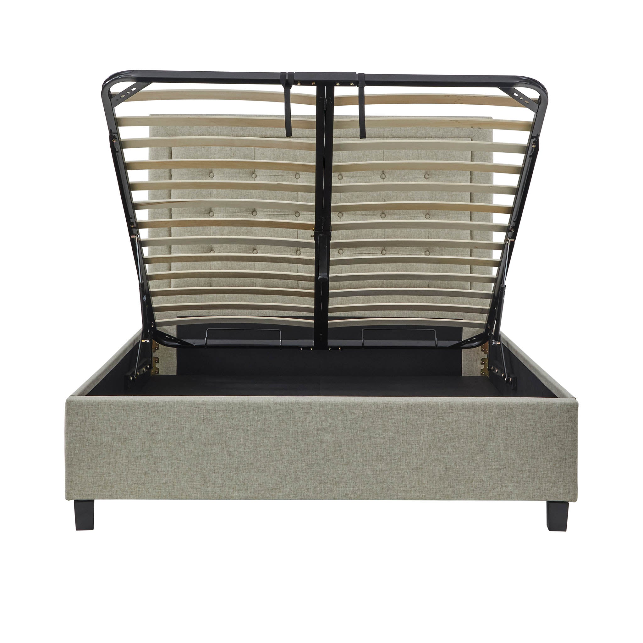 Cadre de lit coffre rembourré Ashley