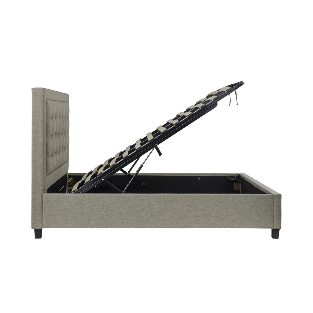 Cadre de lit coffre rembourré Ashley