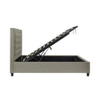 Cadre de lit coffre rembourré Ashley