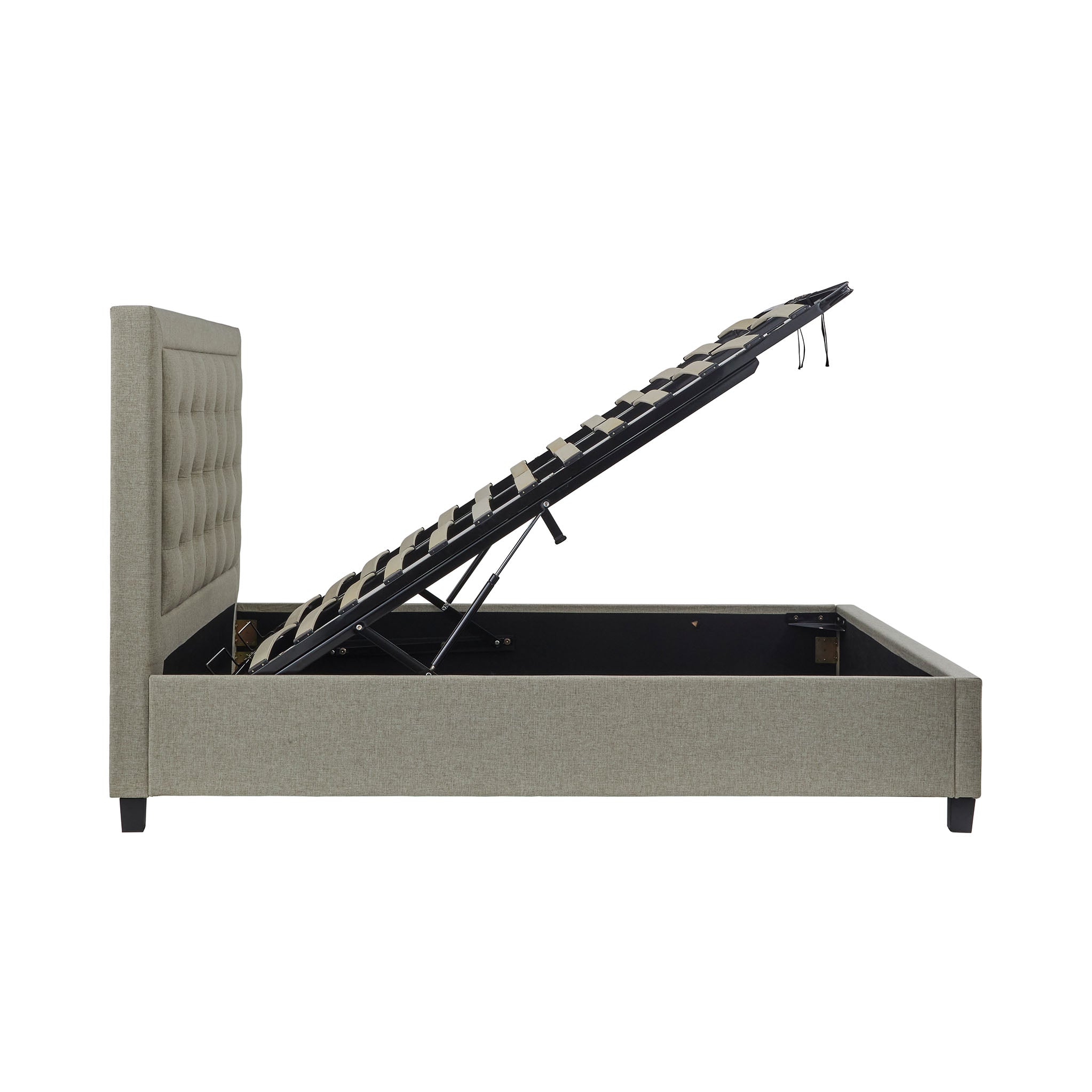 Cadre de lit coffre rembourré Ashley