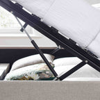 Cadre de lit coffre rembourré Ashley