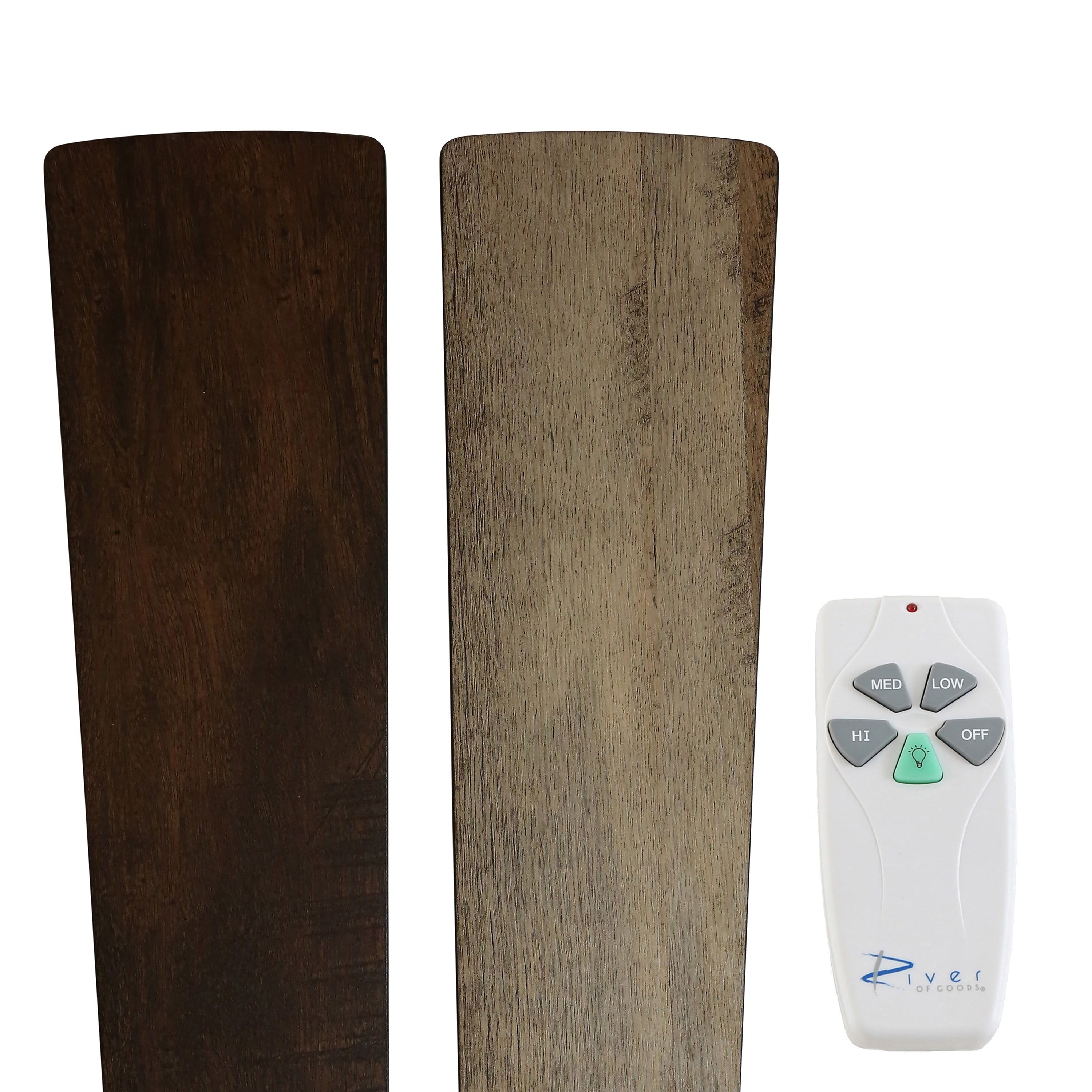 Astrid River of Goods Multicolored Oil-Rubbed Bronze and Stained Glass 3-Light 52-Inch Ceiling Fan - 52 x 52 x 14.75/19.75