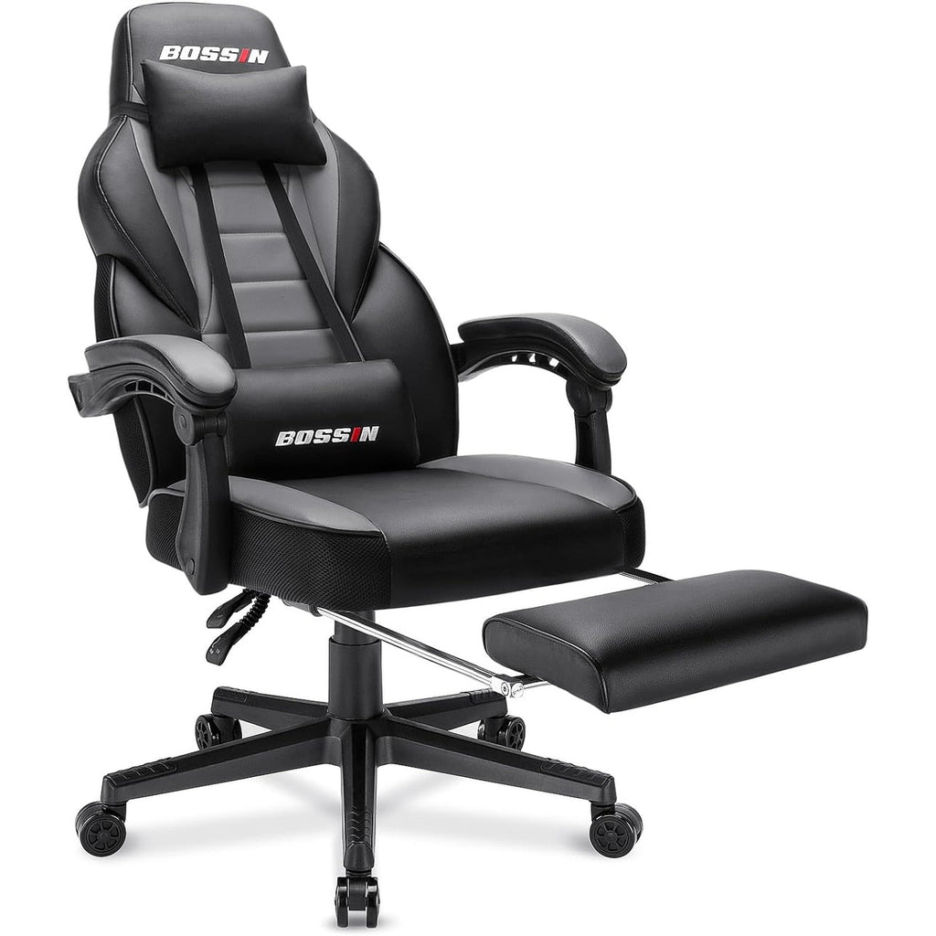 BOSSIN Racing Style Gaming Chair,300 lbs Big and Tall gamer chair High Back Computer Chair