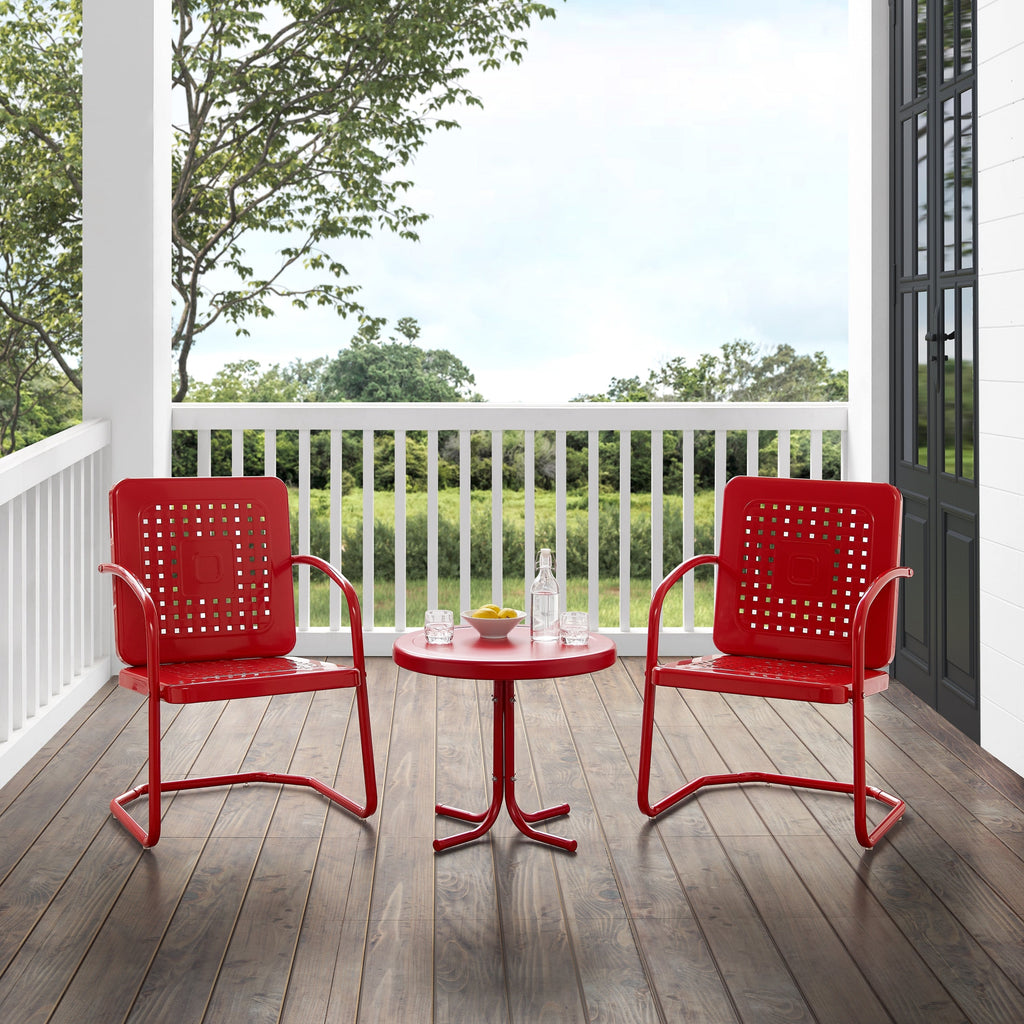 Crosley Bates 3Pc Outdoor Chair Set - 84 W x 22 D x 35 H