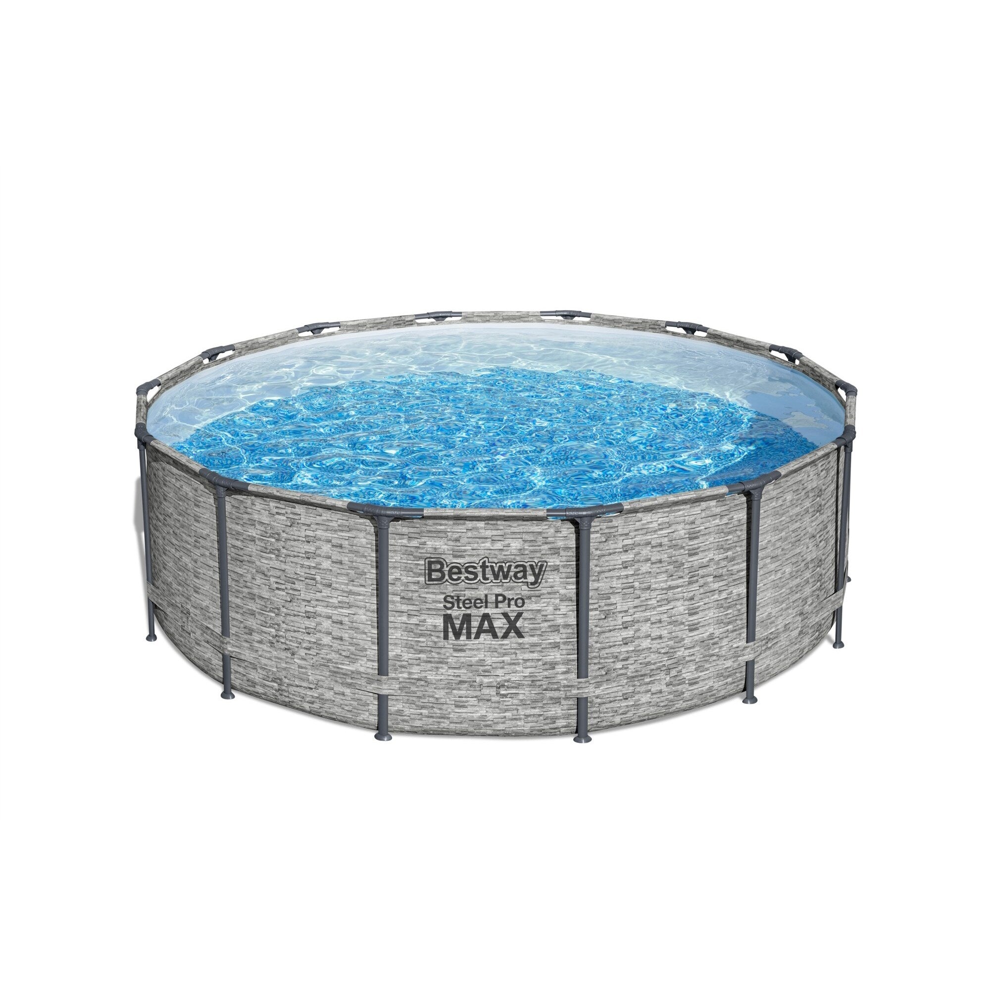 Bestway Steel Pro MAX Round Above Ground Swimming Pool with Pump & Cover