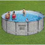 Bestway Steel Pro MAX Round Above Ground Swimming Pool with Pump & Cover