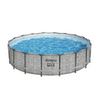 Bestway Steel Pro MAX Round Above Ground Swimming Pool with Pump & Cover