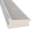 Beveled Wood Bathroom Wall Mirror - Trellis Silver Frame - Trellis Silver