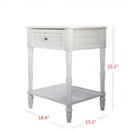 Billy Upholstered Panel Bed with 2 Nightstand