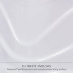 Buenospa Jersey 6 - Person 46 - Jet Hot Tub, Ice White, Gray with Ozone and LED Lights