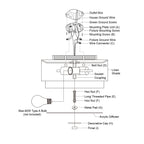 Burnaby Mid-Century Modern Ceiling Mount Light White Linen Drum Shade