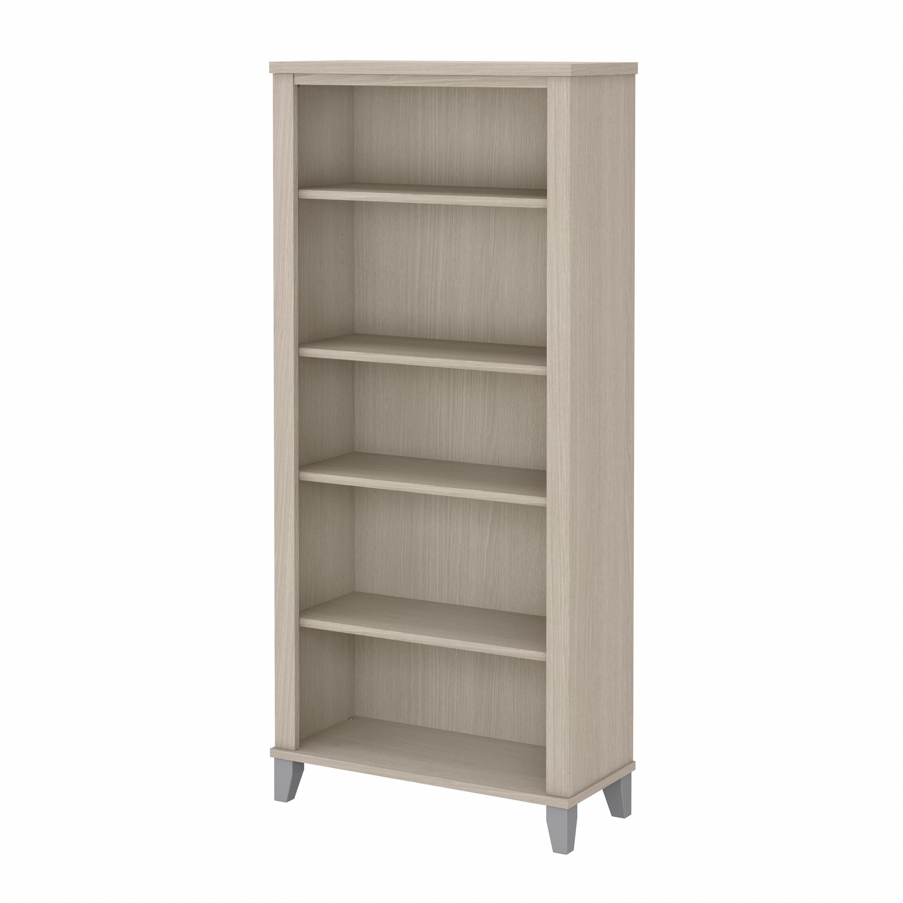 Bush Furniture Somerset Tall 5 Shelf Bookcase with Adjustable Shelves