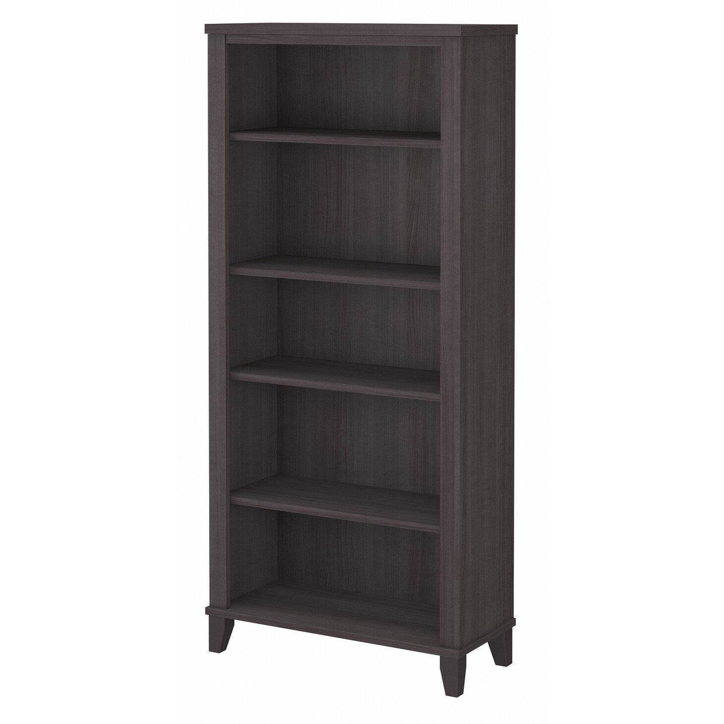 Bush Furniture Somerset Tall 5 Shelf Bookcase with Adjustable Shelves