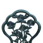 Camellia Cast Aluminum Verdi Green 3-piece Bistro Set with Table and 2 Chairs