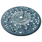 Camellia Cast Aluminum Verdi Green 3-piece Bistro Set with Table and 2 Chairs