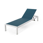 Cape Coral Outdoor Aluminum Chaise Lounge (Set of 2) by Christopher Knight Home - 77.56 D x 25.20 W x 11.80 H