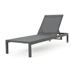 Cape Coral Outdoor Aluminum Chaise Lounge (Set of 2) by Christopher Knight Home - 77.56 D x 25.20 W x 11.80 H