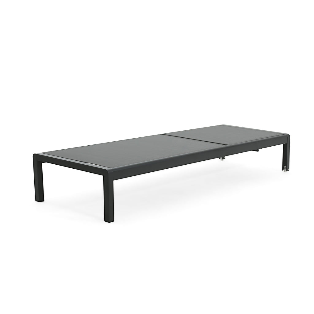 Cape Coral Outdoor Aluminum Chaise Lounge (Set of 2) by Christopher Knight Home - 77.56 D x 25.20 W x 11.80 H