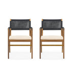 Captef Outdoor 5-piece acacia wood Dining Set by Christopher Knight Home