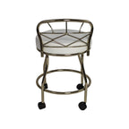 Carolina Living Diana X-Back Vanity Stool with Casters