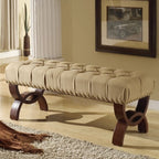 Carolina Tufted Bench With Nailhead Trim