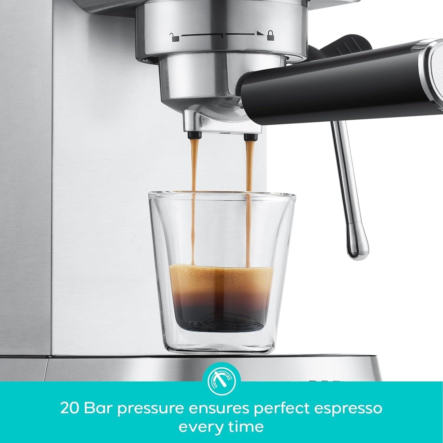 Casabrews 20 Bar Professional Espresso Machine W/ Milk Frothing System