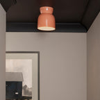 Ceramic Hourglass Flush-Mount