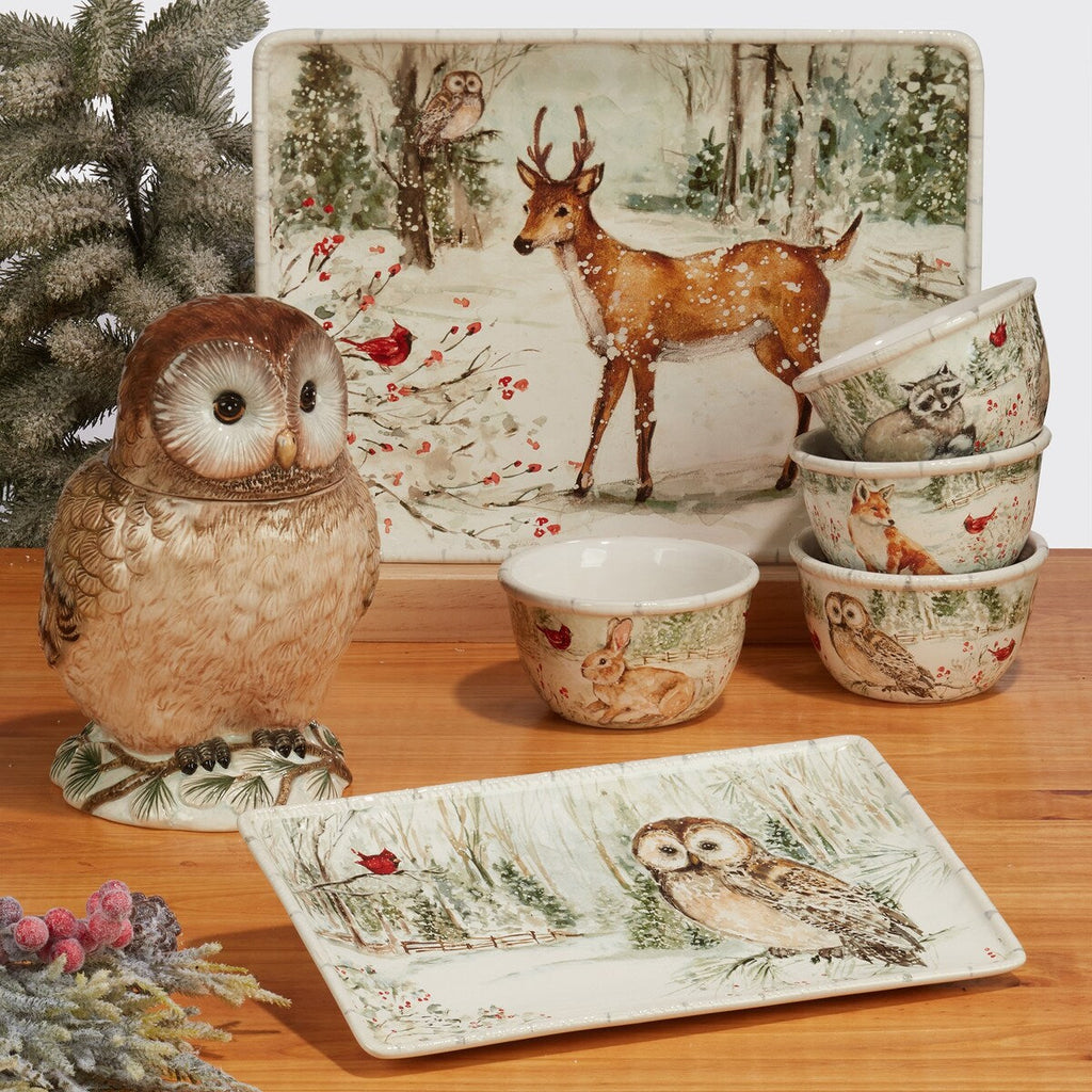 Certified International Winter's Walk 16 pc Dinnerware Set, Service for 4