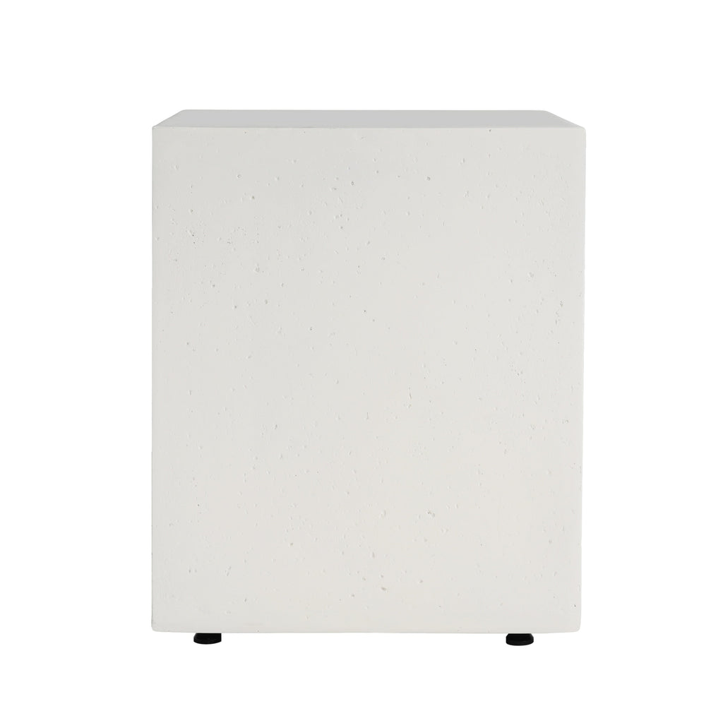 Christopher Knight Home - Aidan Outdoor Lightweight Concrete Tank Holder Side Table