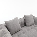 Comfortable square recliner sofa