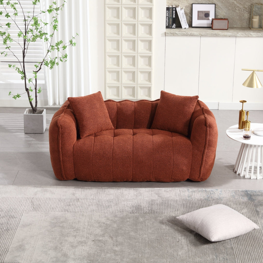 Comfortable square recliner sofa