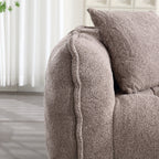 Comfortable square recliner sofa