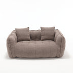 Comfortable square recliner sofa