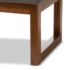 Contemporary Fabric Upholstered Bench by Baxton Studio