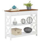Convenience Concepts Oxford 1 Drawer Console Table with Shelves