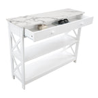 Convenience Concepts Oxford 1 Drawer Console Table with Shelves