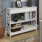 Convenience Concepts Oxford 1 Drawer Console Table with Shelves