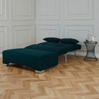 Canapé-lit en velours Cortez