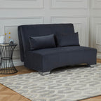 Canapé-lit en velours Cortez